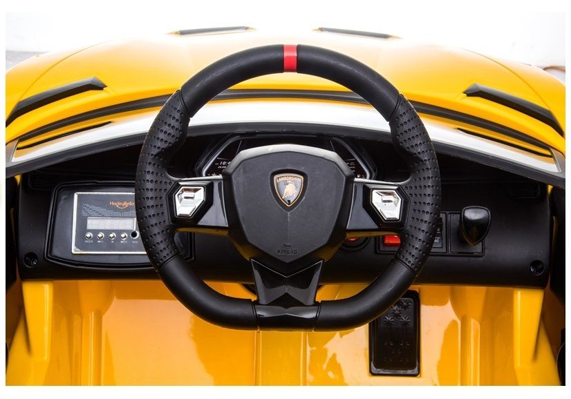 Auto na akumulator Lamborghini Aventador +2x45W +SKÓRA +LED +KOŁA EVA