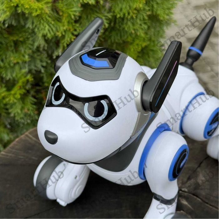 Собачка на радиоуправлении Volt синий, Песик на пульте, Собака-робот