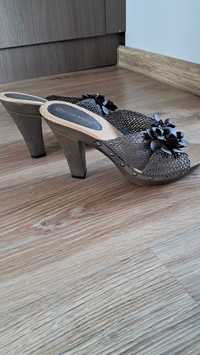 Klapki damskie  Clara Barson 38 sandały buty wkładka 24 cm