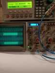 Oscyloskop Tektronix 2236 2×100 MHz, multimetr, częstościomierz.