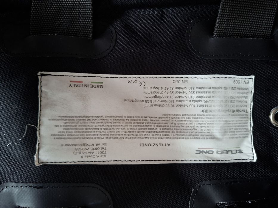 Asa mergulho TDS modular 20 tam L