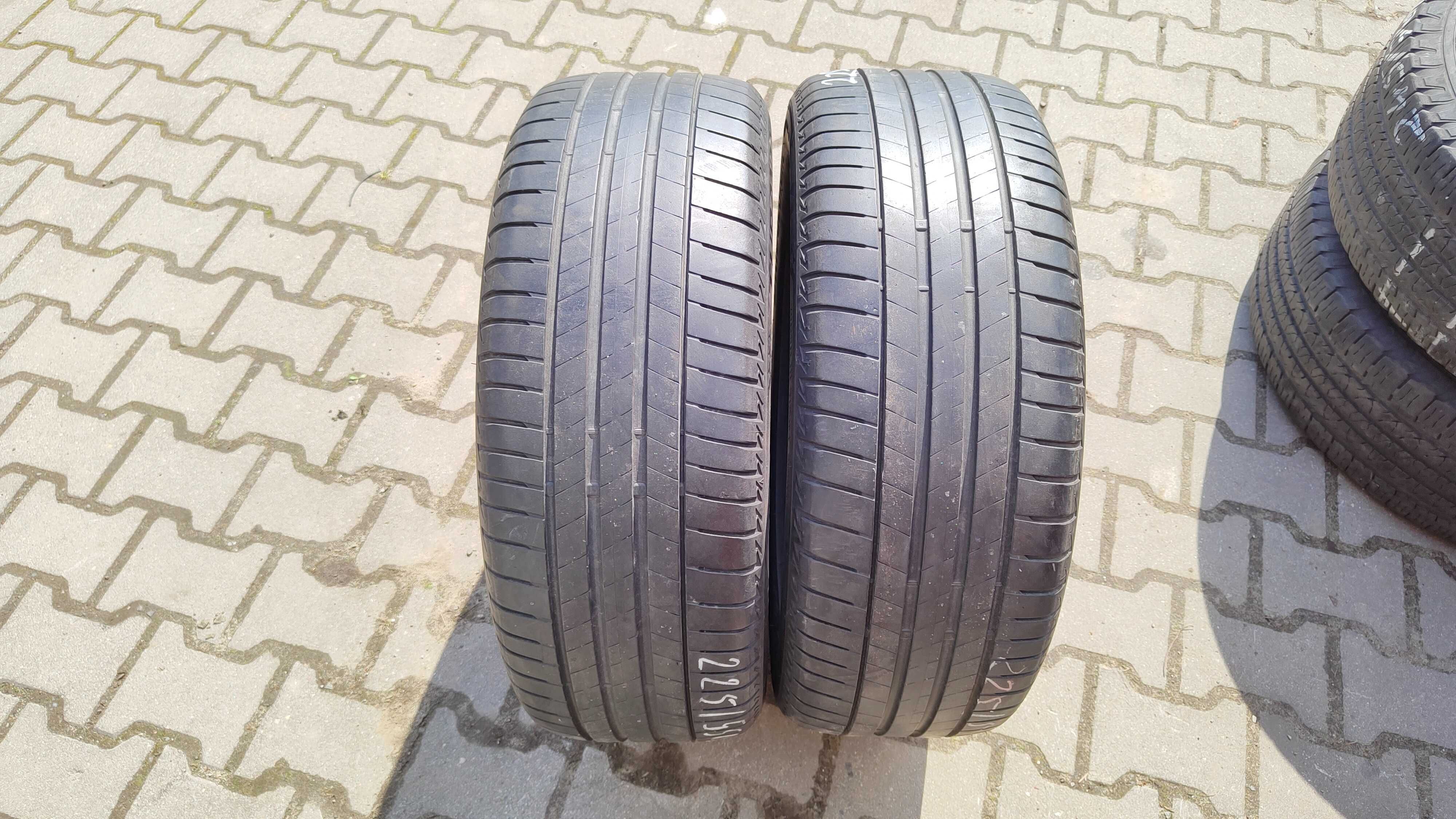 2x 225/55R18 Bridgestone Turanza T005 Lato Używane FV Siedlce