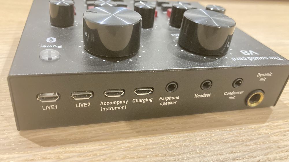 Microfone BM-800 e Equalizador Soundcard