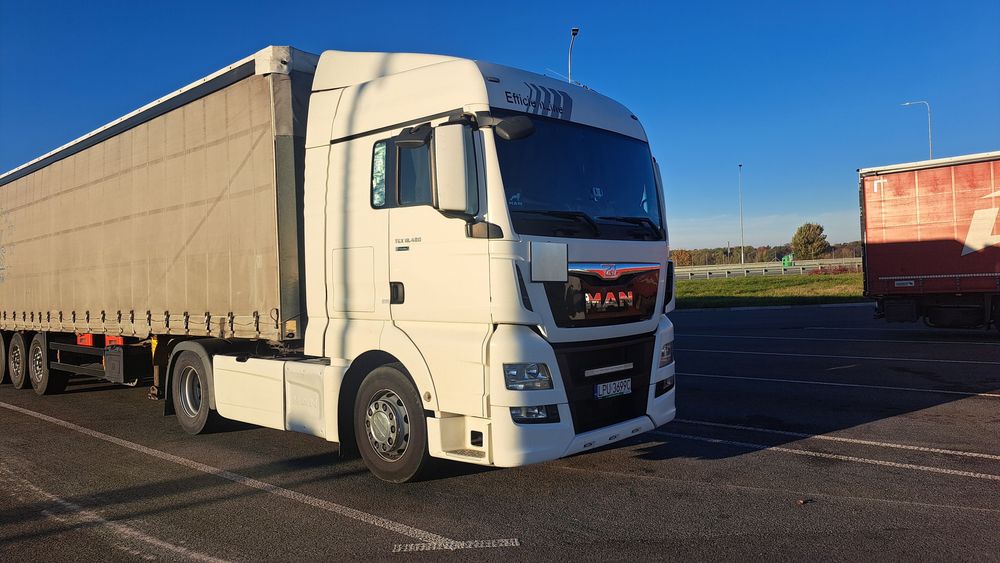 Man Tgx 18.480 Retarder, standard xlx, uszkodzony silnik jezdzi