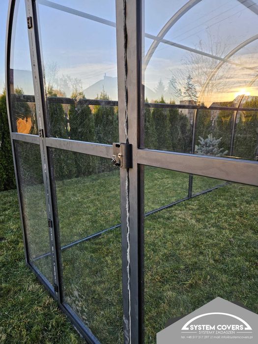 Szklarnia aluminiowa z poliwęglanem 2.1x5.35x2.3 - nowa od producenta