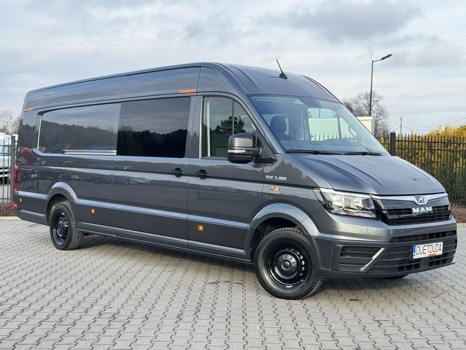 Volkswagen Crafter  3.180 Automat 7-OSÓB Brygadówka DOKA EXTRA LONG L5H3 Nowy 2024 Man