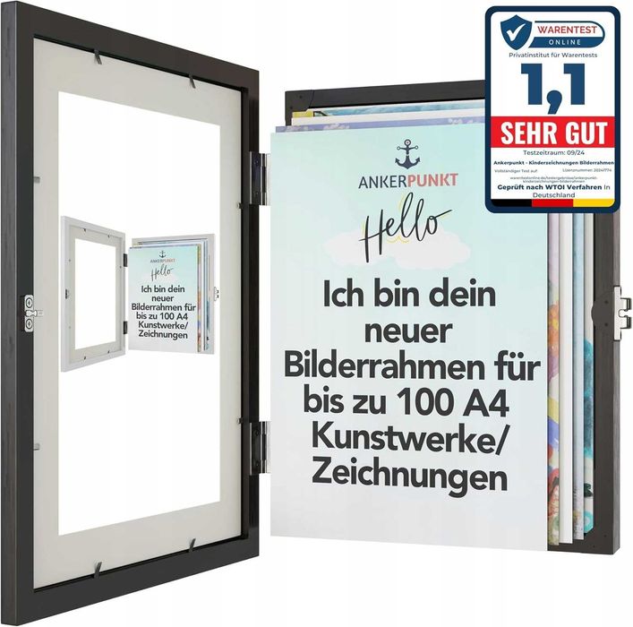 ANKERPUNKT – Ramka na Rysunki Dziecięce A4, do 100 Obrazków #5103