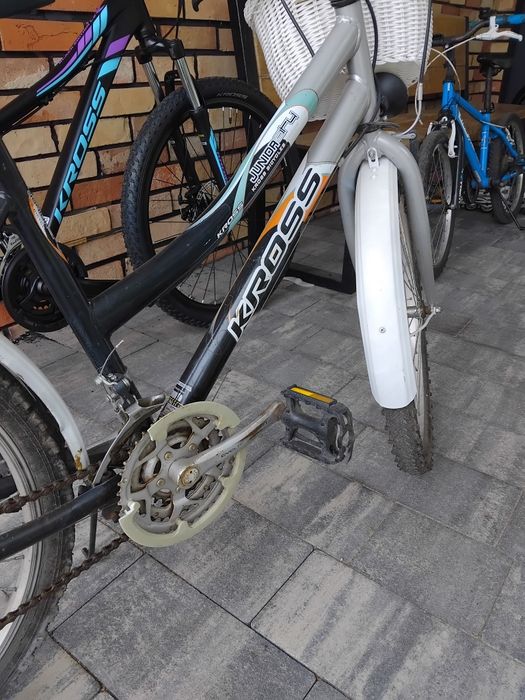 Rower Kross damski dziecięcy 24 cale z koszykiem