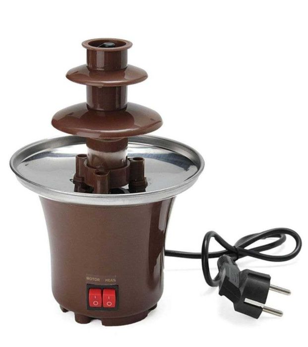 Шоколадний фонтан міні Фондю Mini Chocolate Fondue Fountain