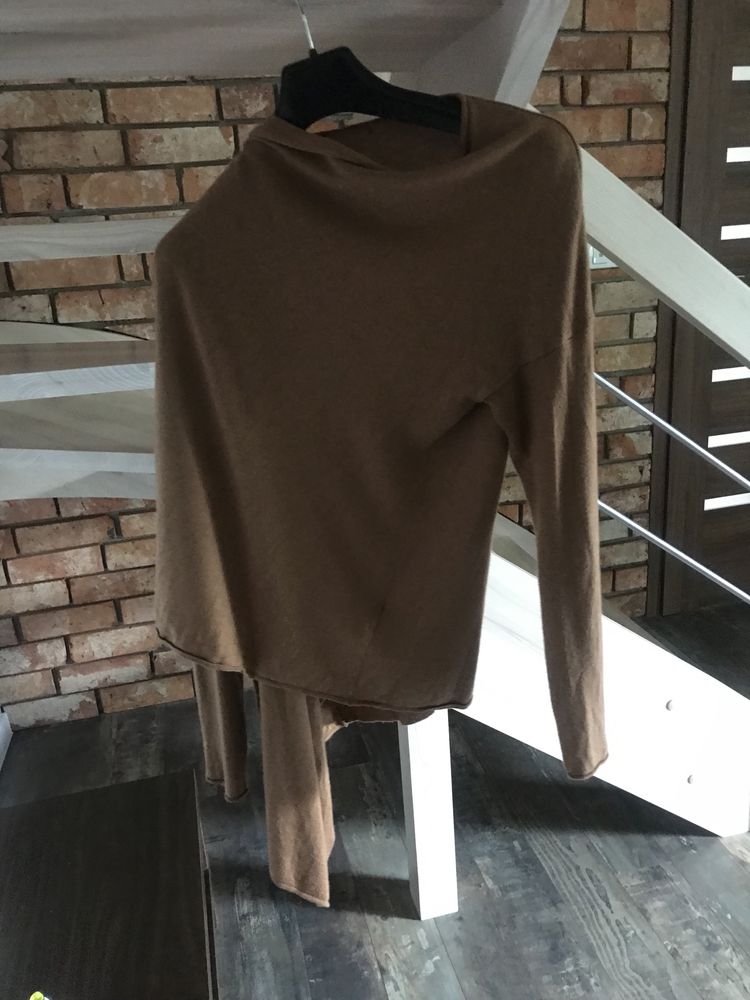 Kardigan H&M karmelowy kolor, rozmiar uniwersalnyb