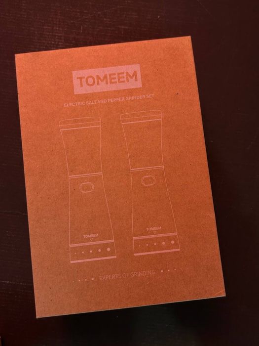 Електричні млинки для солі та перцю TOMEEM