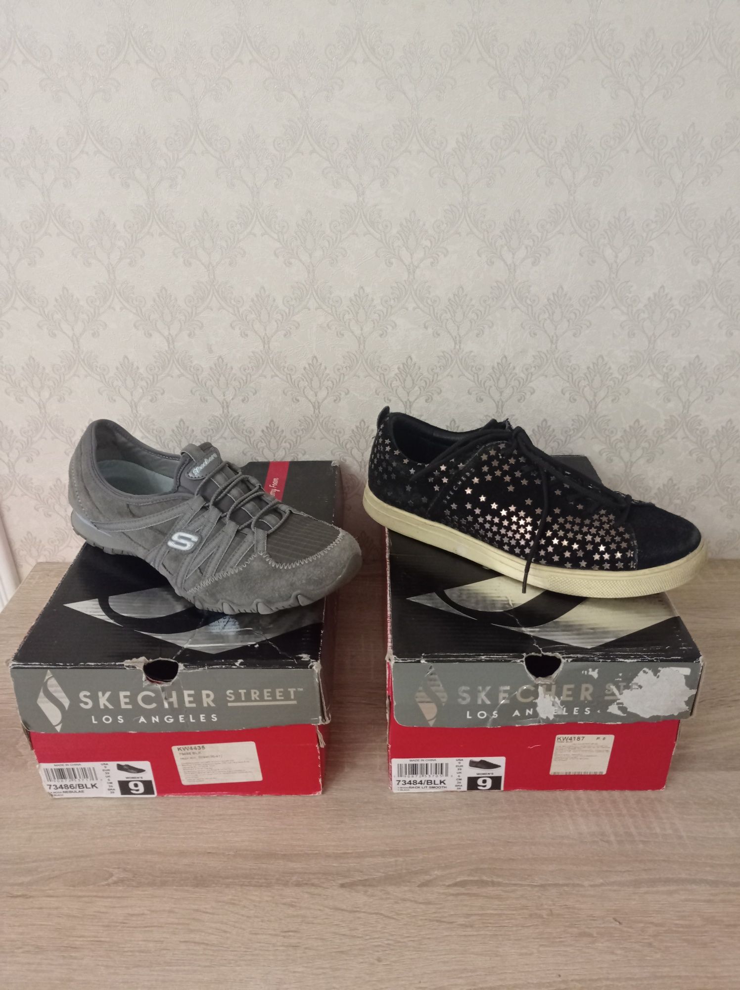 Кроссовки кожаные женские Skechers р.39, б\у