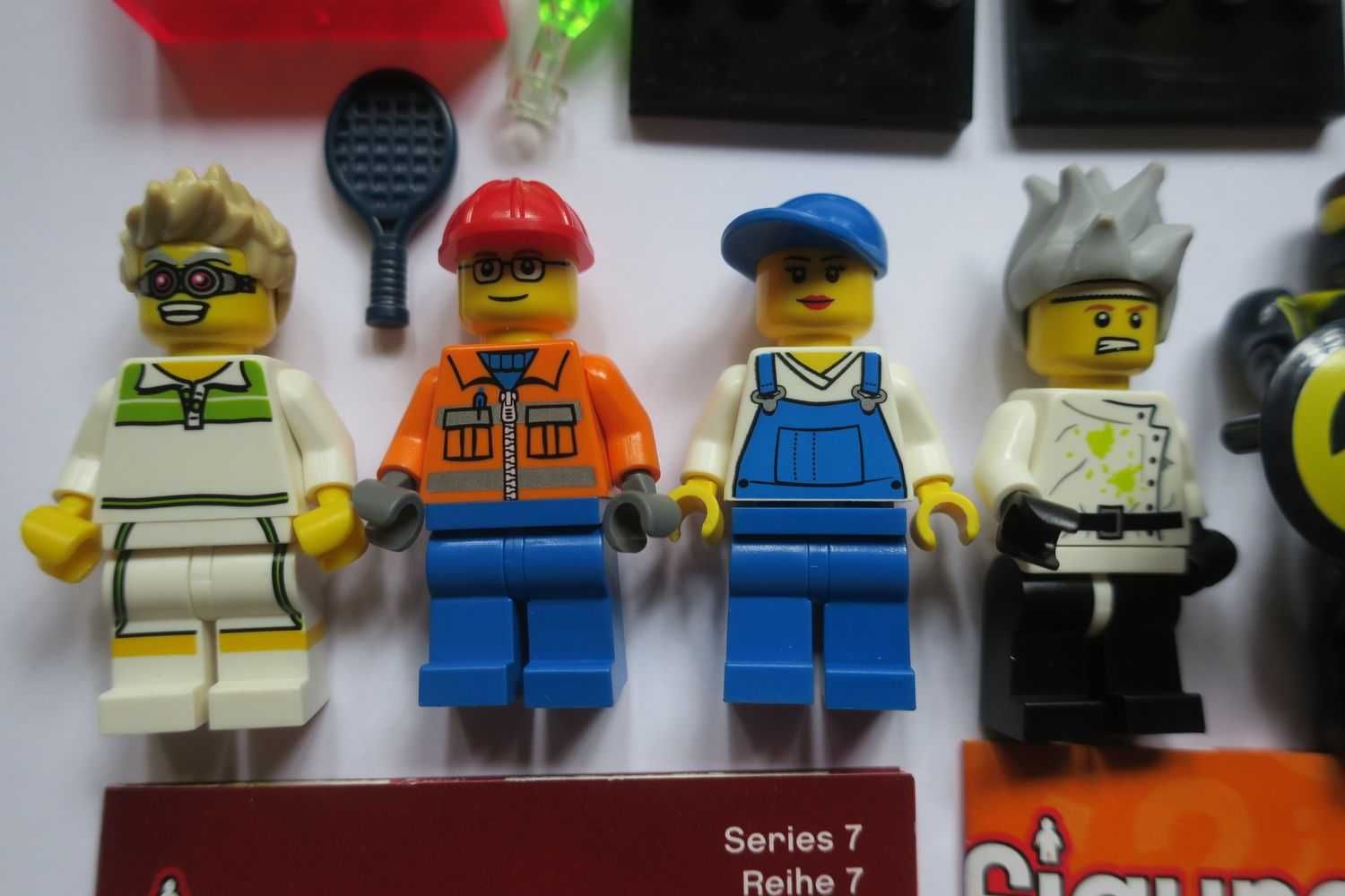 Zestaw ludziki i klocki Lego i inne pasujące do Lego