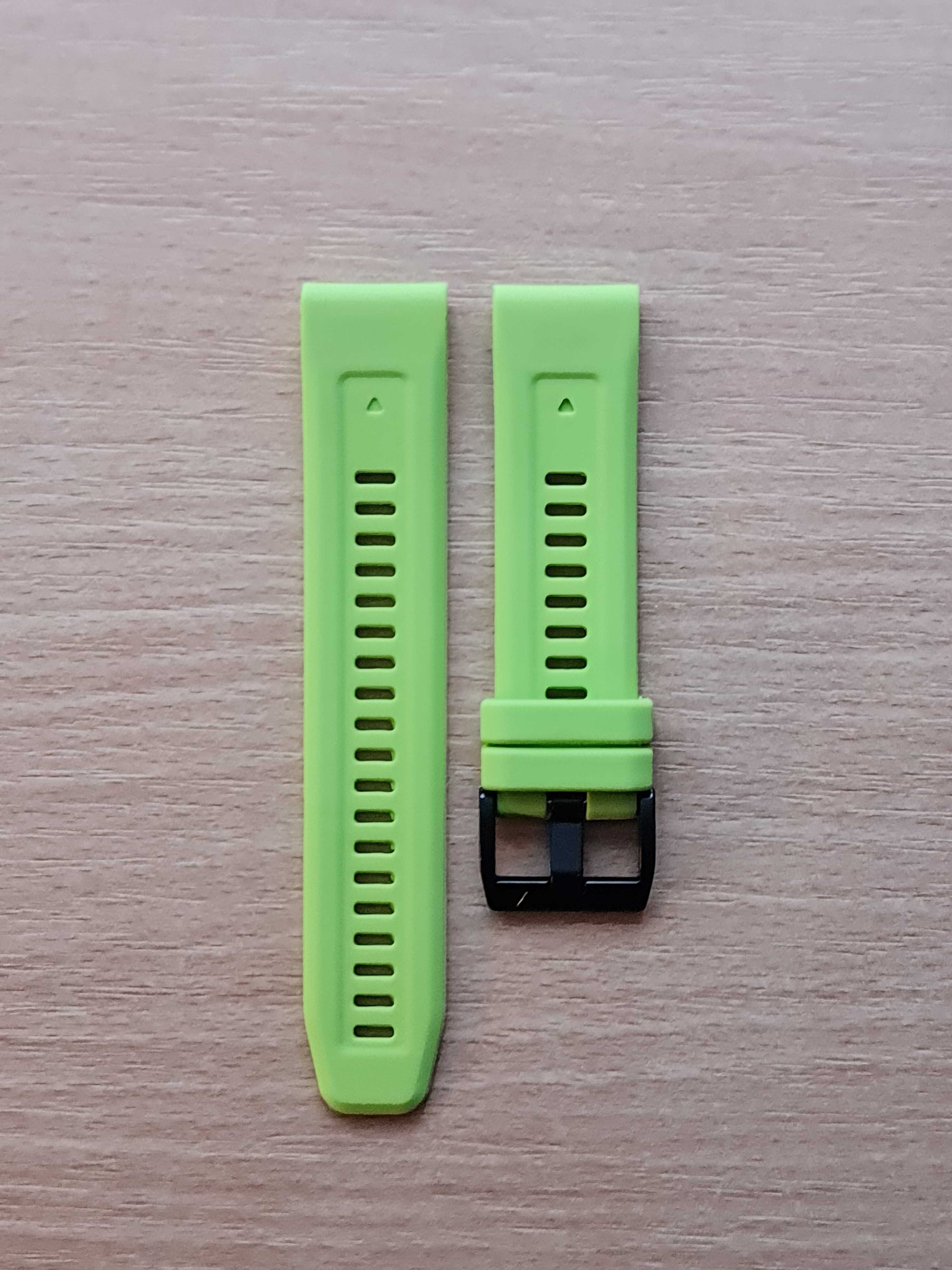 Zielony limonkowy pasek QuickFit 22 mm do zegarków GARMIN