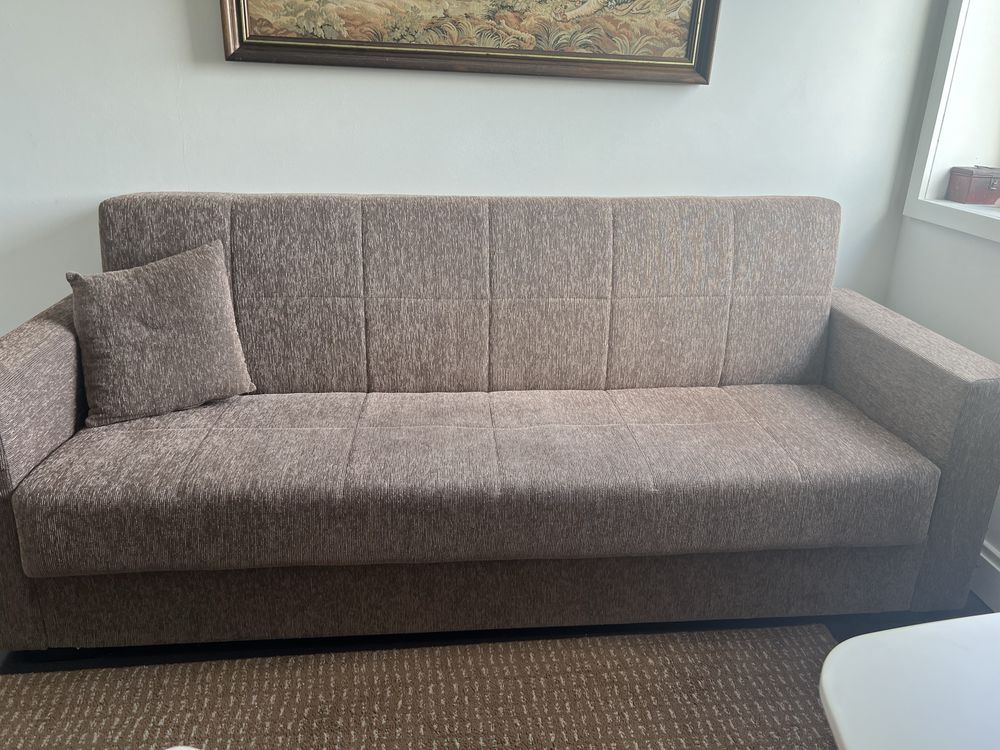 Sofa cama castanho