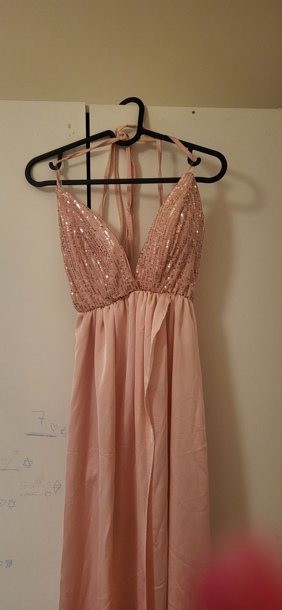 Vestido cerimonia Rosa