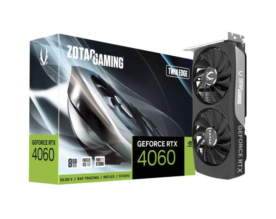 Placa Gráfica Zotac Gaming GeForce RTX 4060 Twin Edge 8GB GDDR6 DLSS3