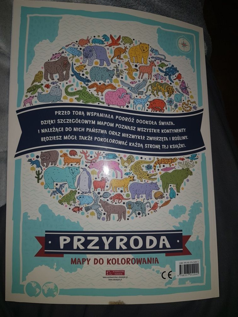 Przyroda mapy do kolorowania