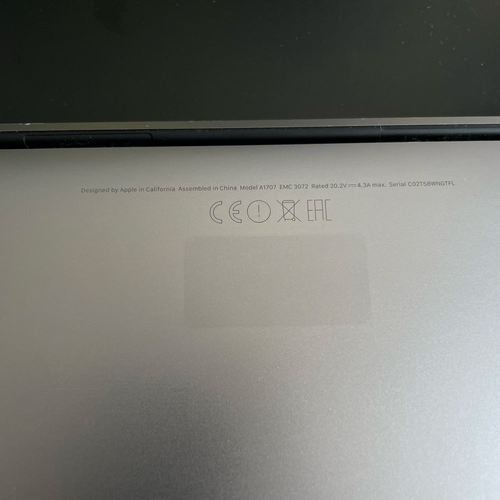 MacBook Pro 15,4 Retina i7 2,8MHz