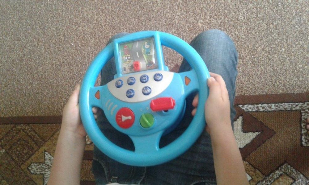 Музичний руль, игрушки для мальчика