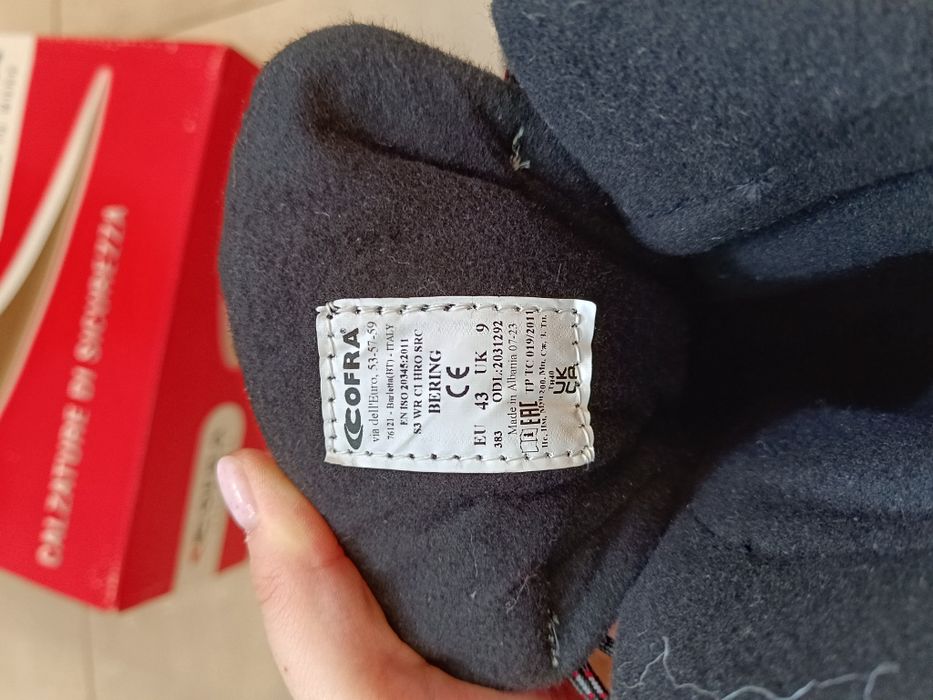 Nowe buty robocze zimowe trzewiki 42 Cofra TH600 Bering S3