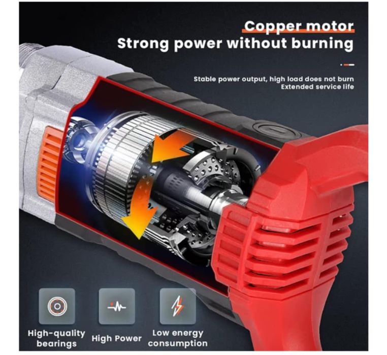 Wibrator do betonu Anbull 1800W