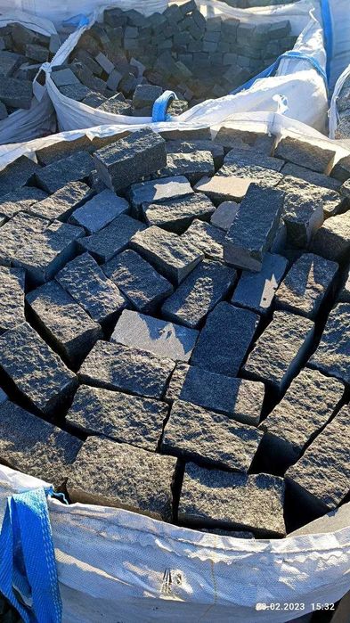 Бруківка гранітна Буханка 20х10х10