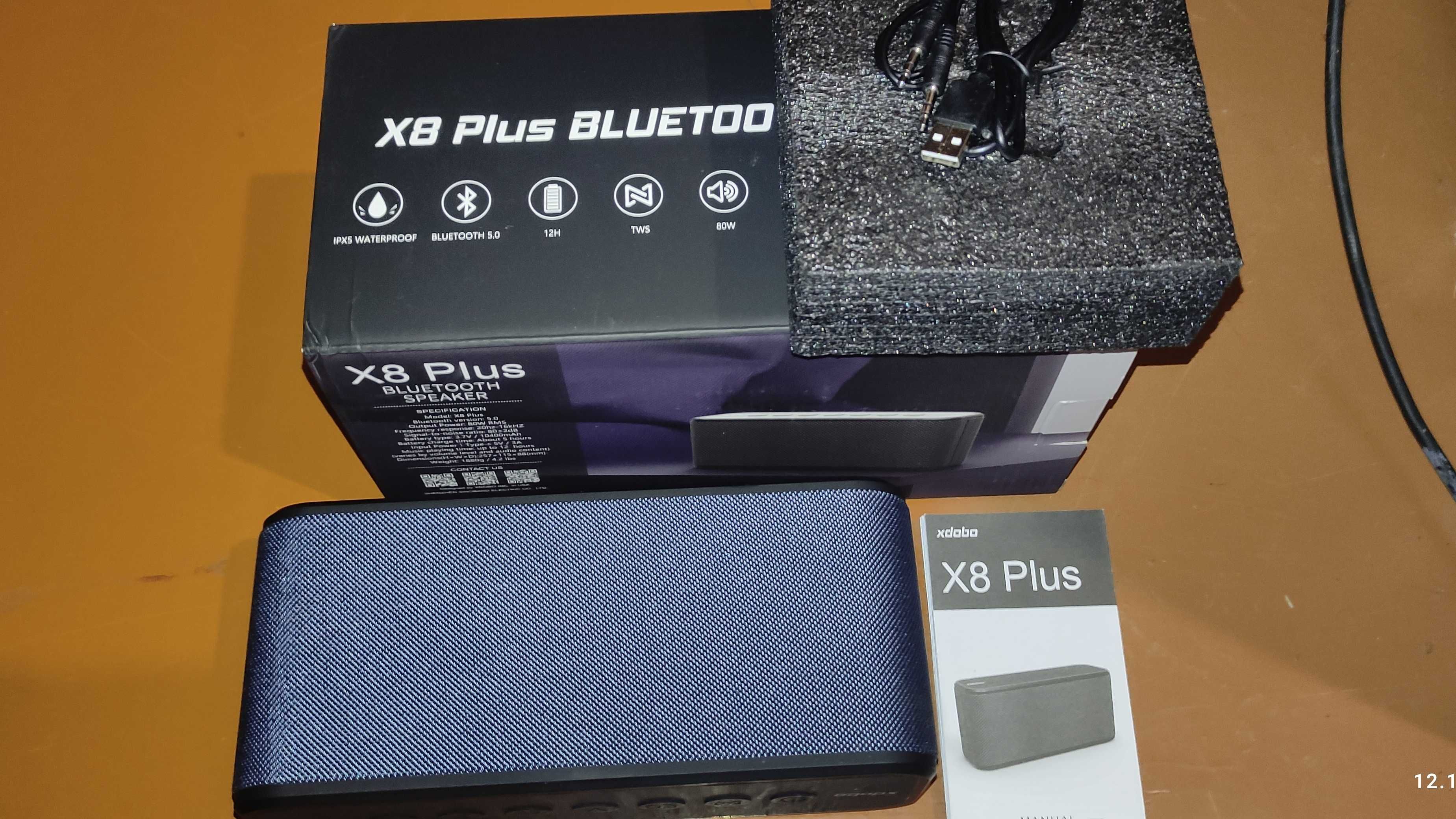 Колонка BT  Xdobo x8 II 60 Вт Xdobo x8 plus 80 Вт Новая+тестер.