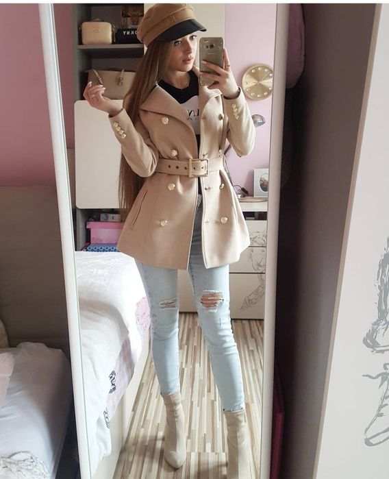 Zara jasne jeansy 36