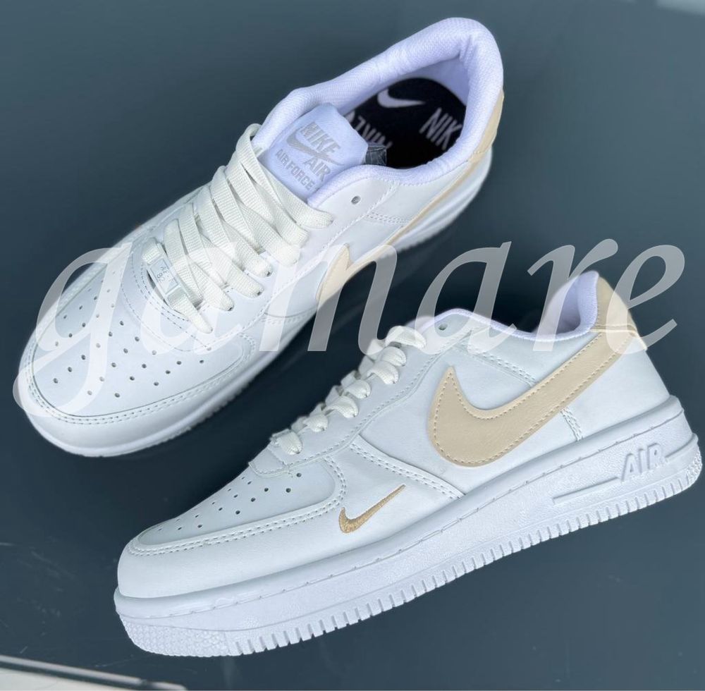 Damskie nike air force gruba podeszwa biało kremowe 36-40