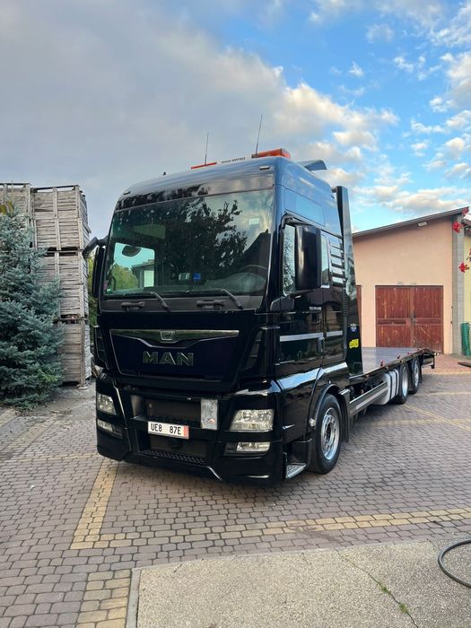 Pomoc Drogowa Autolaweta MAN TGX Low deck Xenon Wyjątkowy stan Polecam