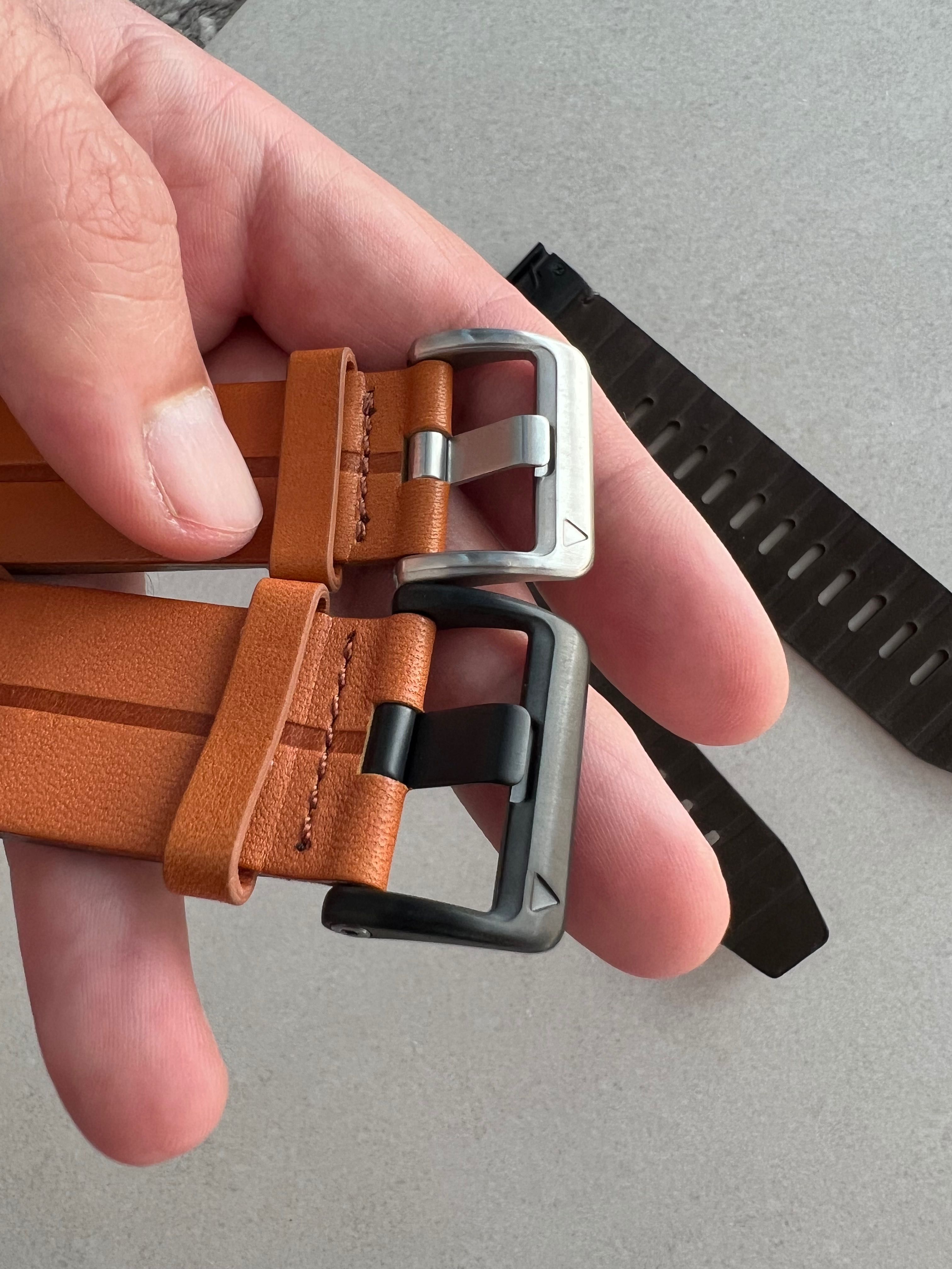 Шкіряні ремінці на годинник Garmin Quick Fit 22мм 26мм браслет, ремінь