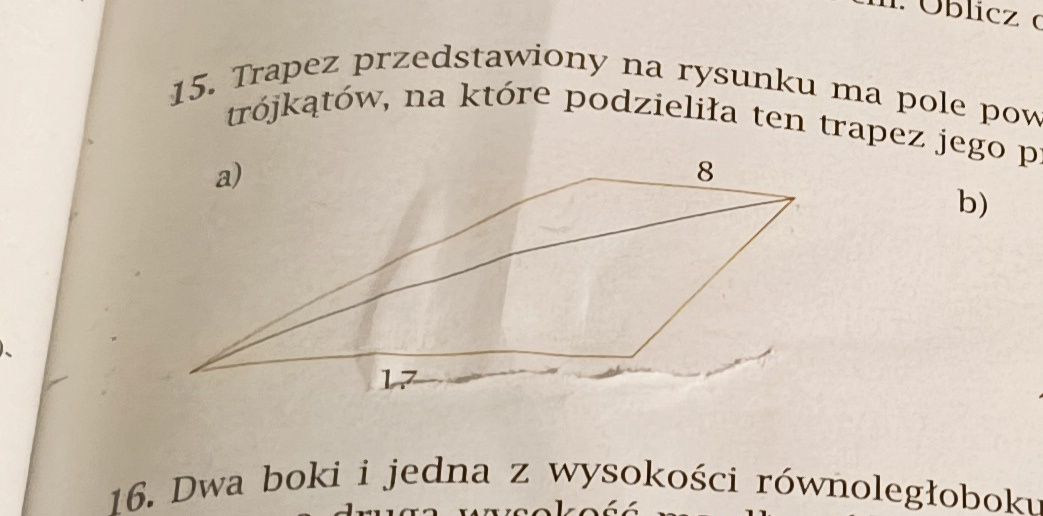 Zbiór zadań matematyka klasa 7