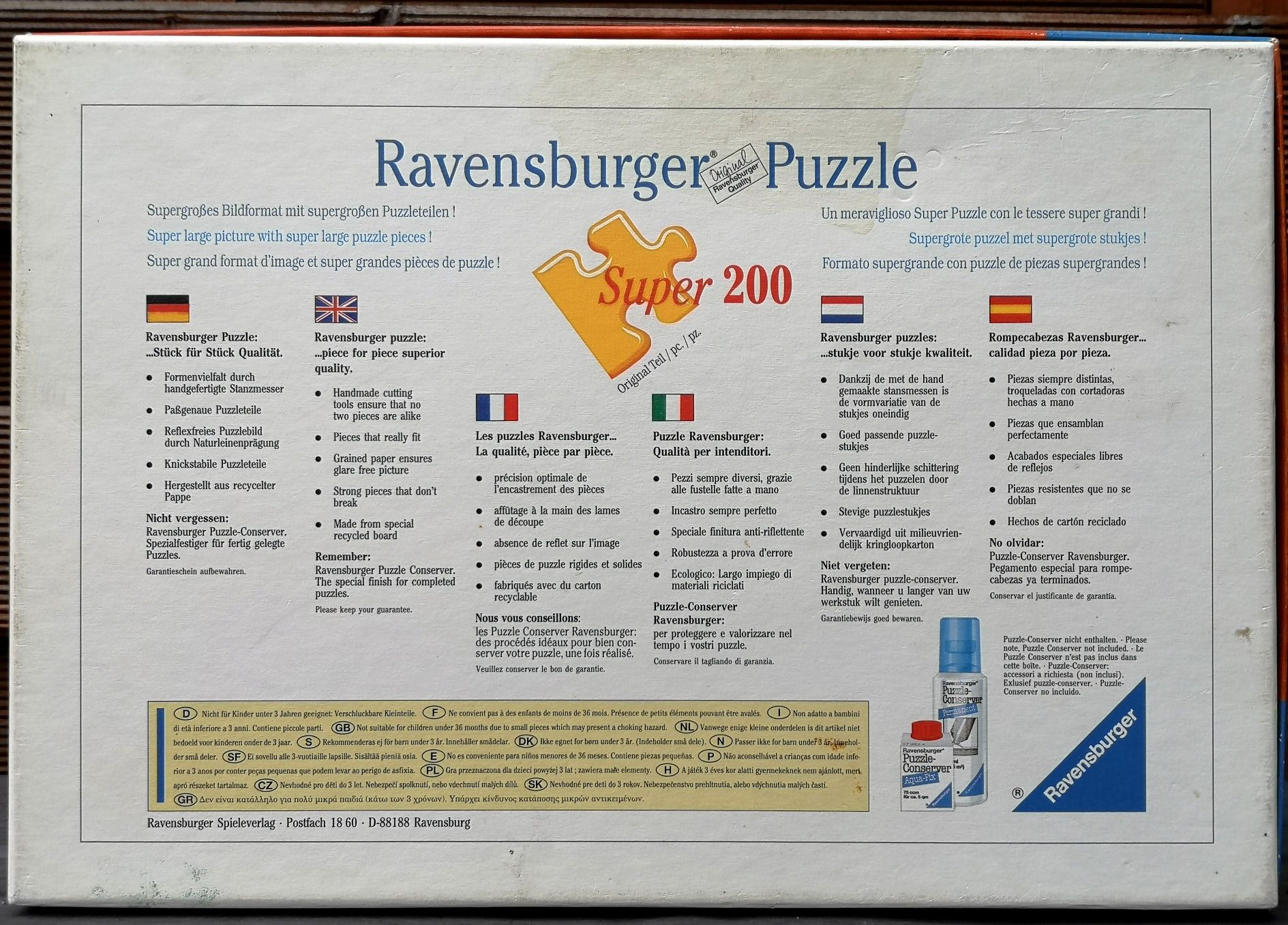 Puzzle 500 Ravensburger Disney The Hunchback of Notre Dame nie 1000