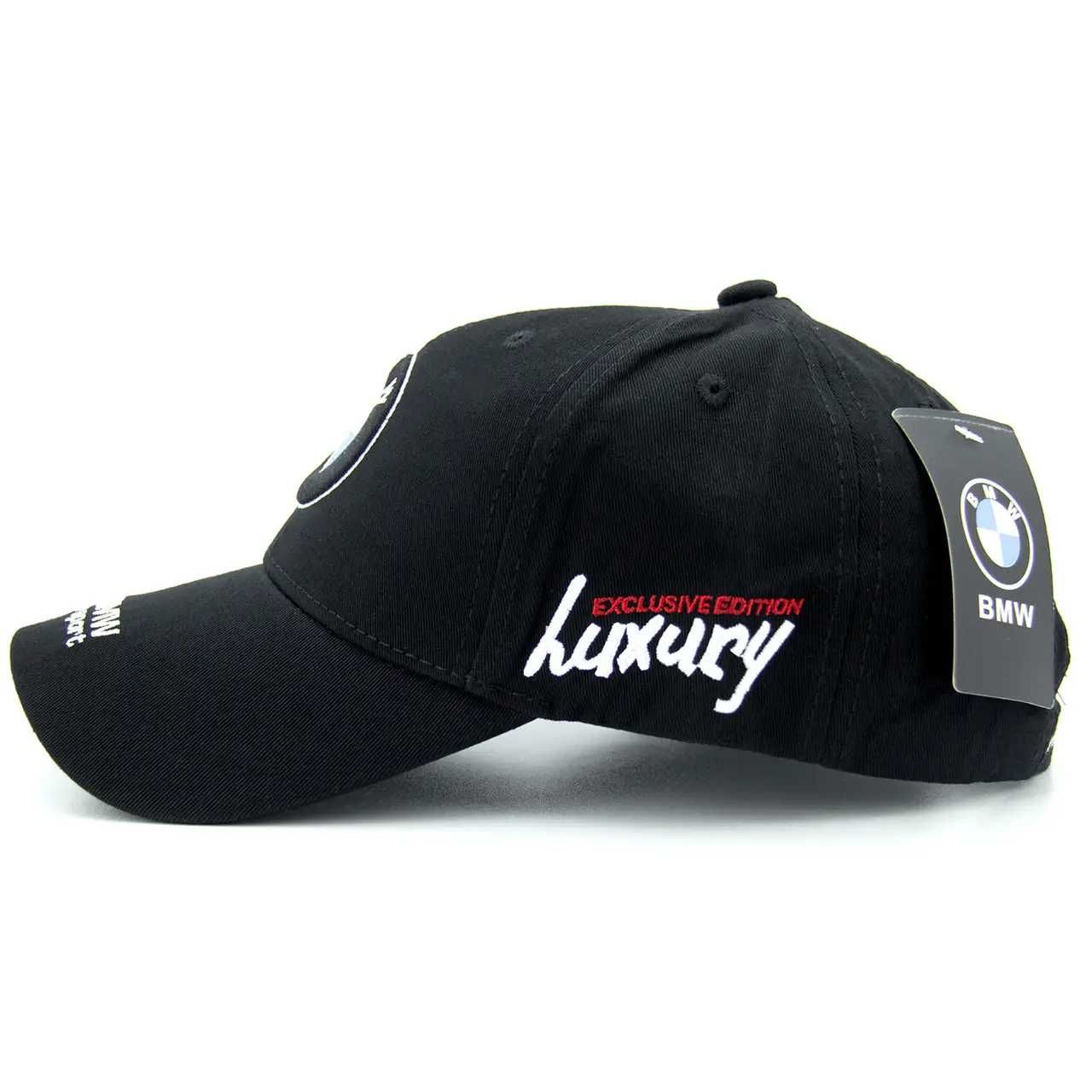 Брендова автомобільна кепка BMW Бейсболка чорна БМВ Супер якість