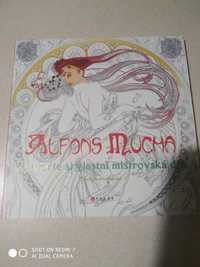 Книга розмальовка Alfons Mucha