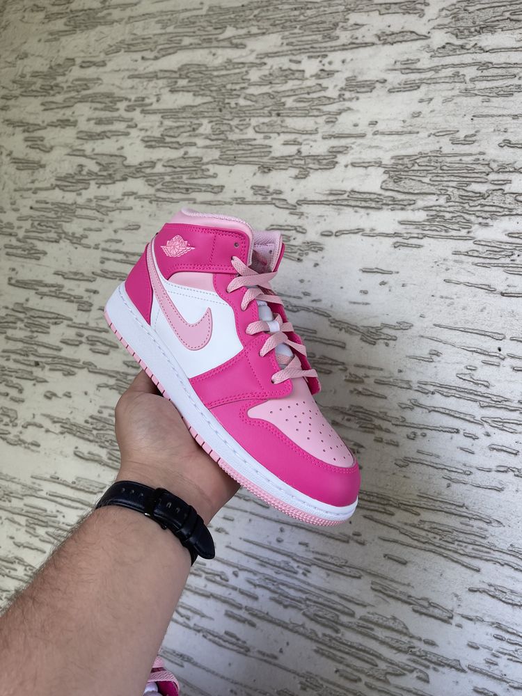 Nike Air Jordan 1 Mid Fierce Pink Barbie 38.5 *NOWE*