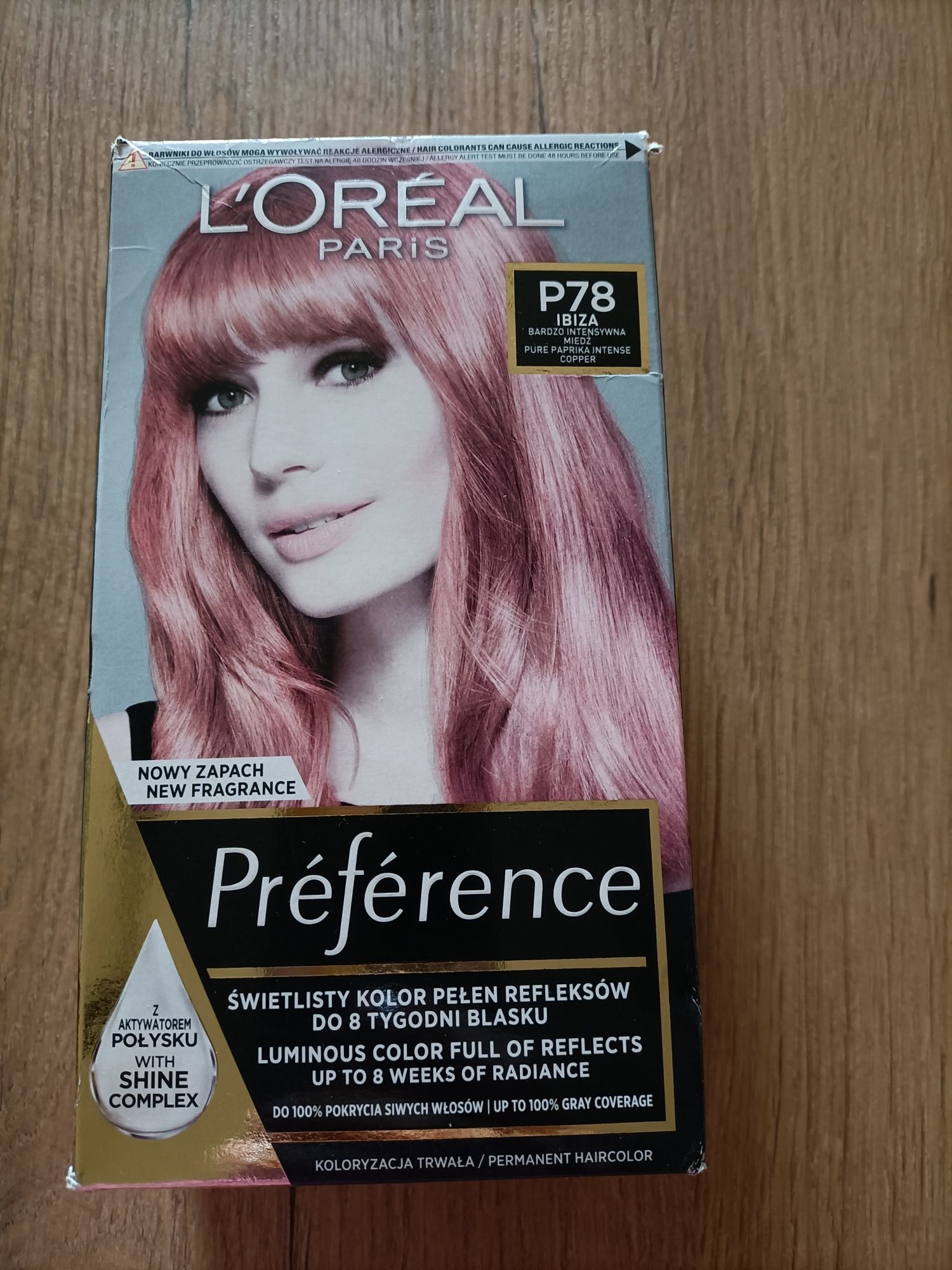 Farba Loreal preference P78 bardzo intensywna miedź 1 szt..