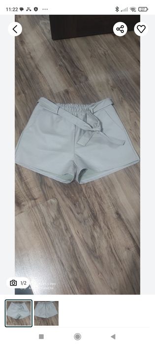 Spodenki eko skóra nowe