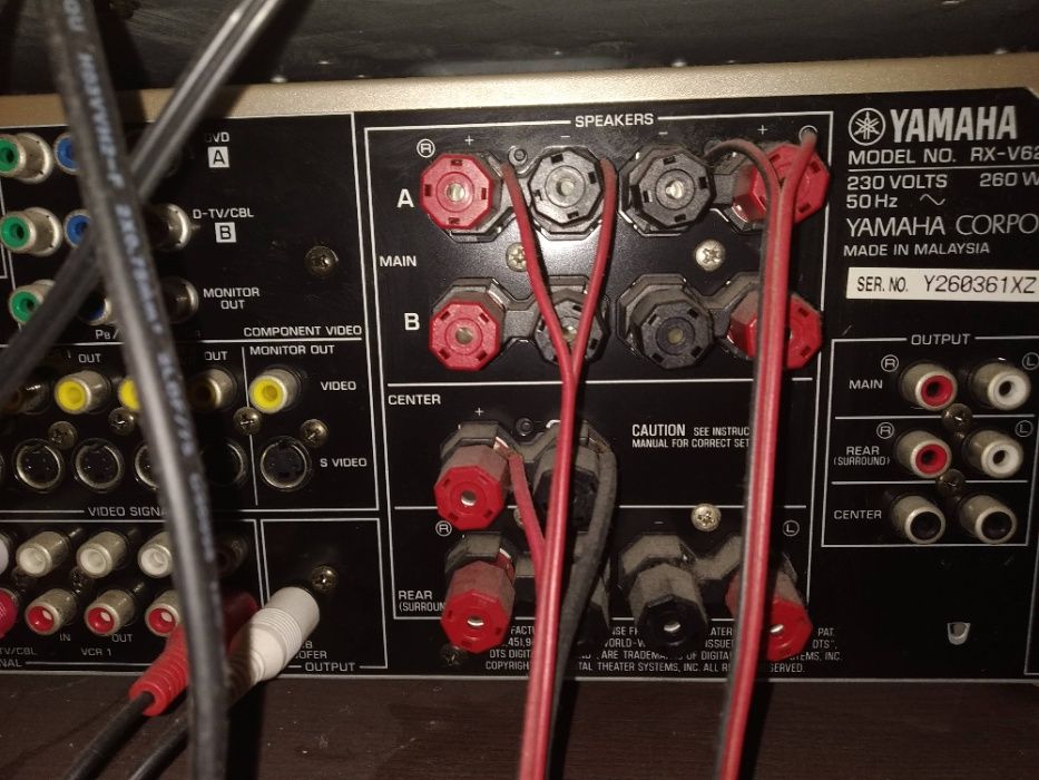 Amplificador Yamaha RX-V620 RDS