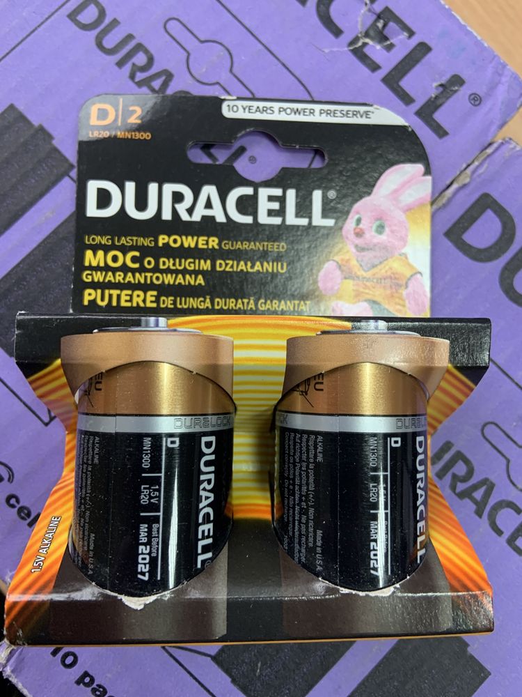 Батарейки DURACELL D2 (LR20)