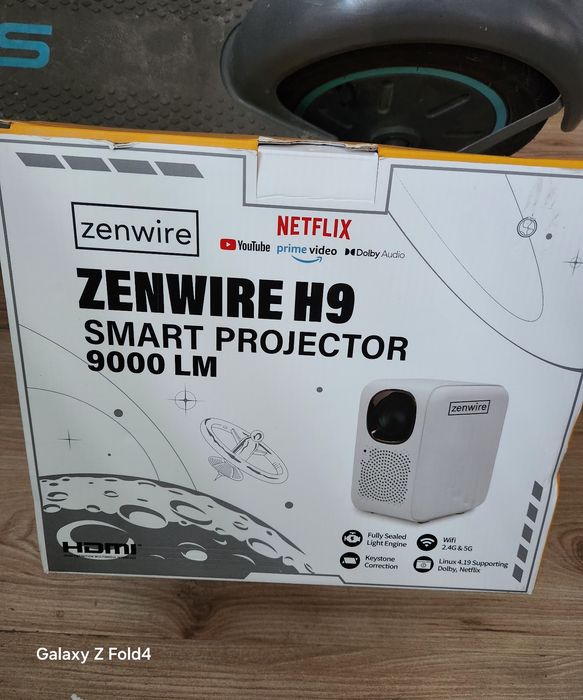 Projektor LED Full HD 4k  rzutnik Zenwire H9 Smart Projector Nowy