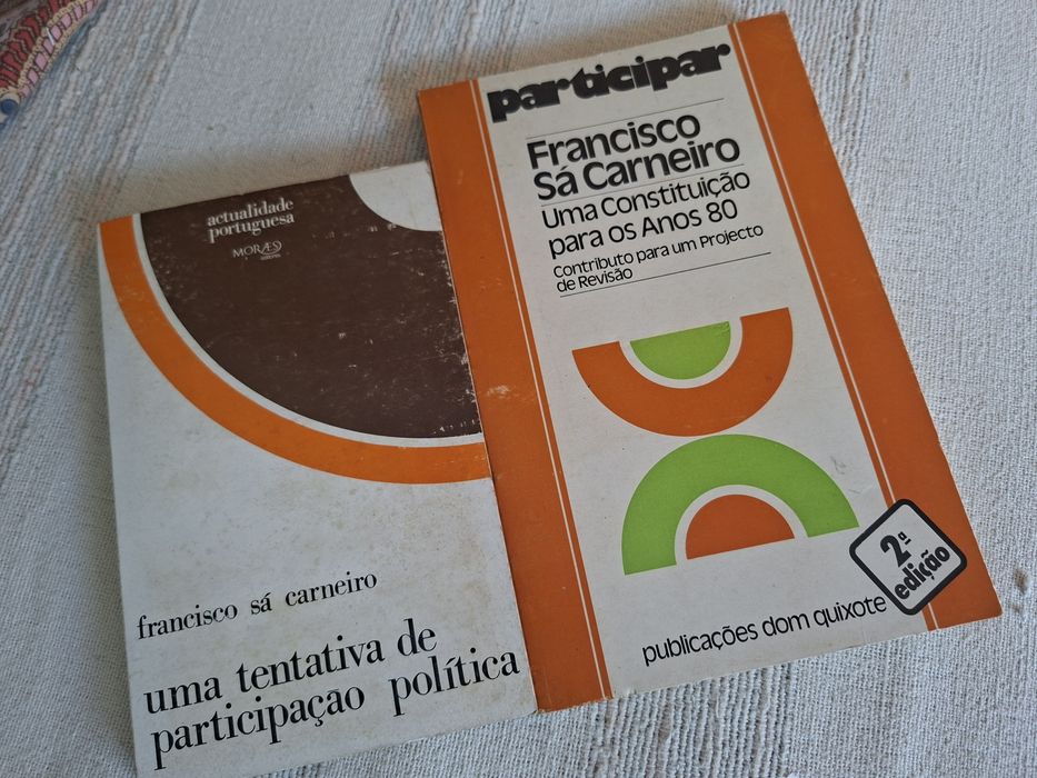 Dois livros de Francisco Sá Carneiro