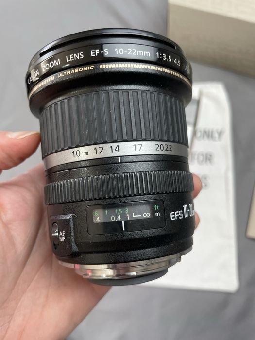 Efs 10-22mm Canon USM f3.5-4.5