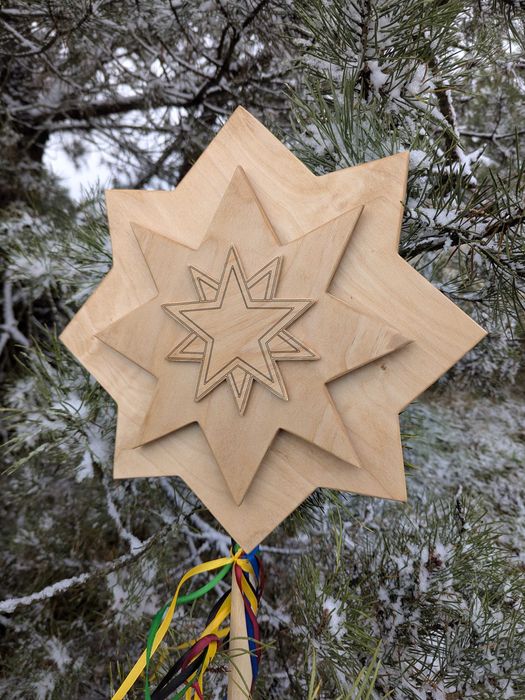 Різдвяна зірка на вертеп зоря для коляди колядка звізда щедри Різдво