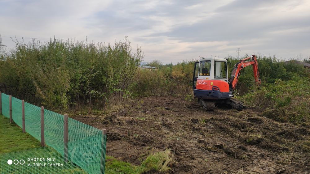 Glebogryzarka separacjna minikop sprzątanie porządkowanie mulczer