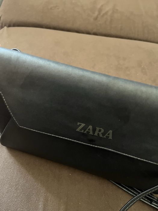 Szara torebka kopertówka ZARA