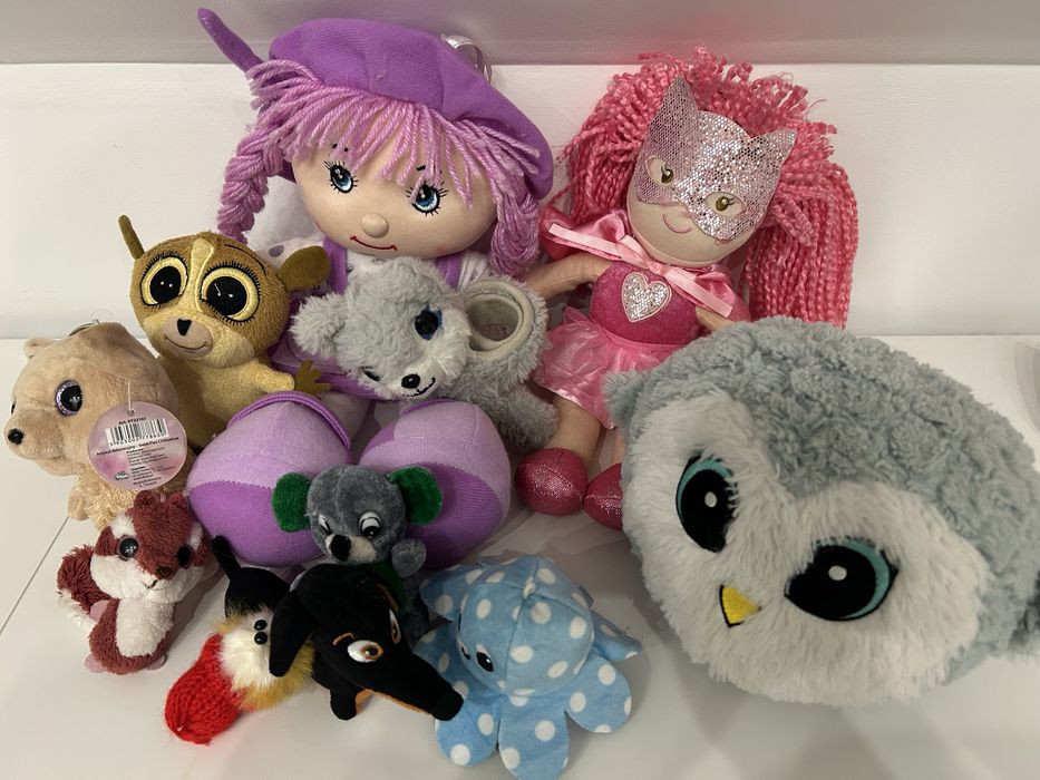 Pluszaki lalki zestaw za darmo