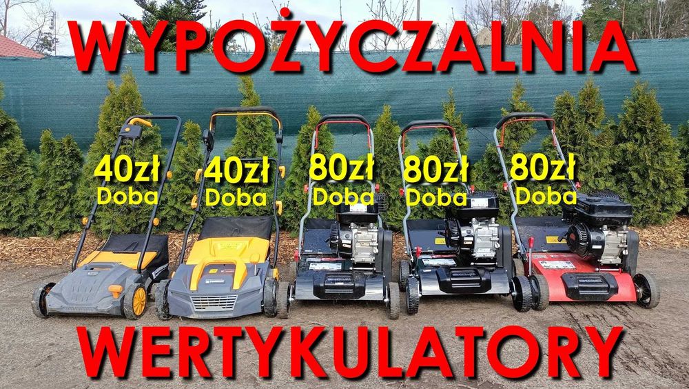 Wynajmę Spalinowy Areator rurkowy Weibang 45cm Wynajem wypożyczalnia