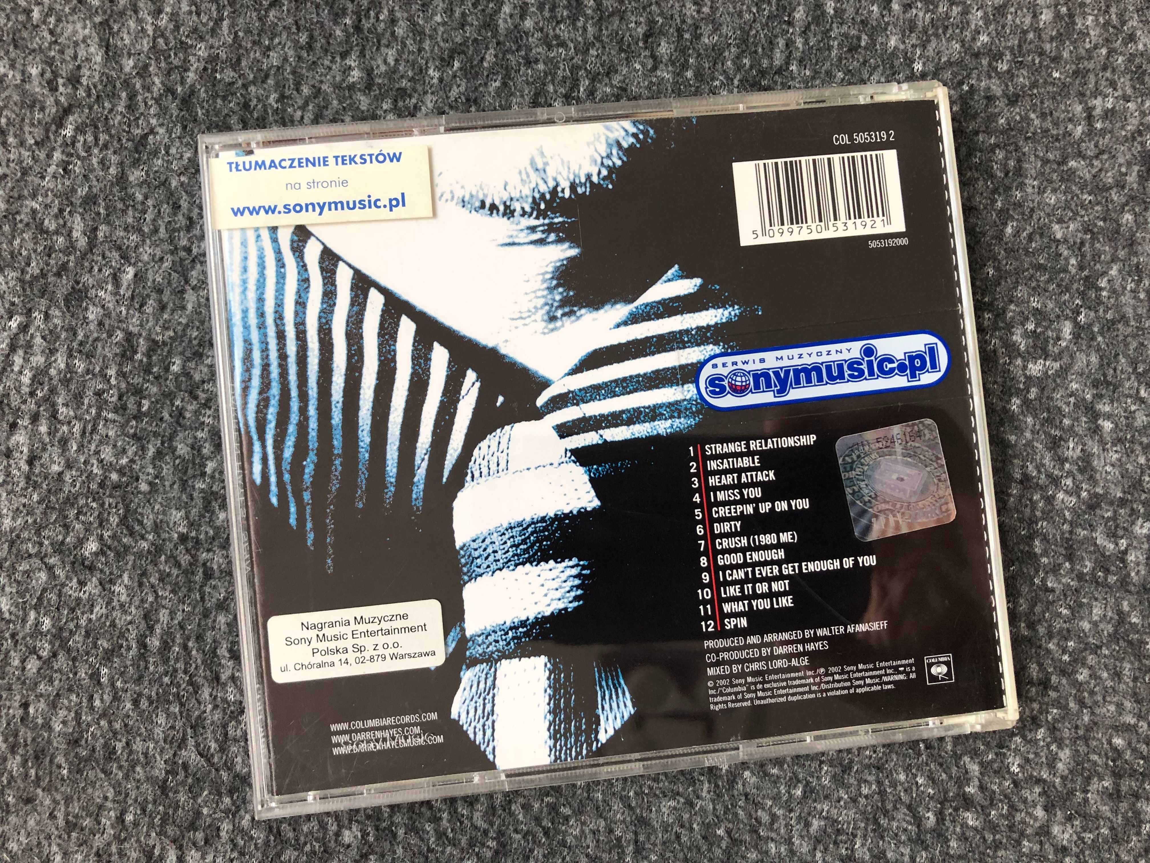 Darren Hayes "Spin" CD